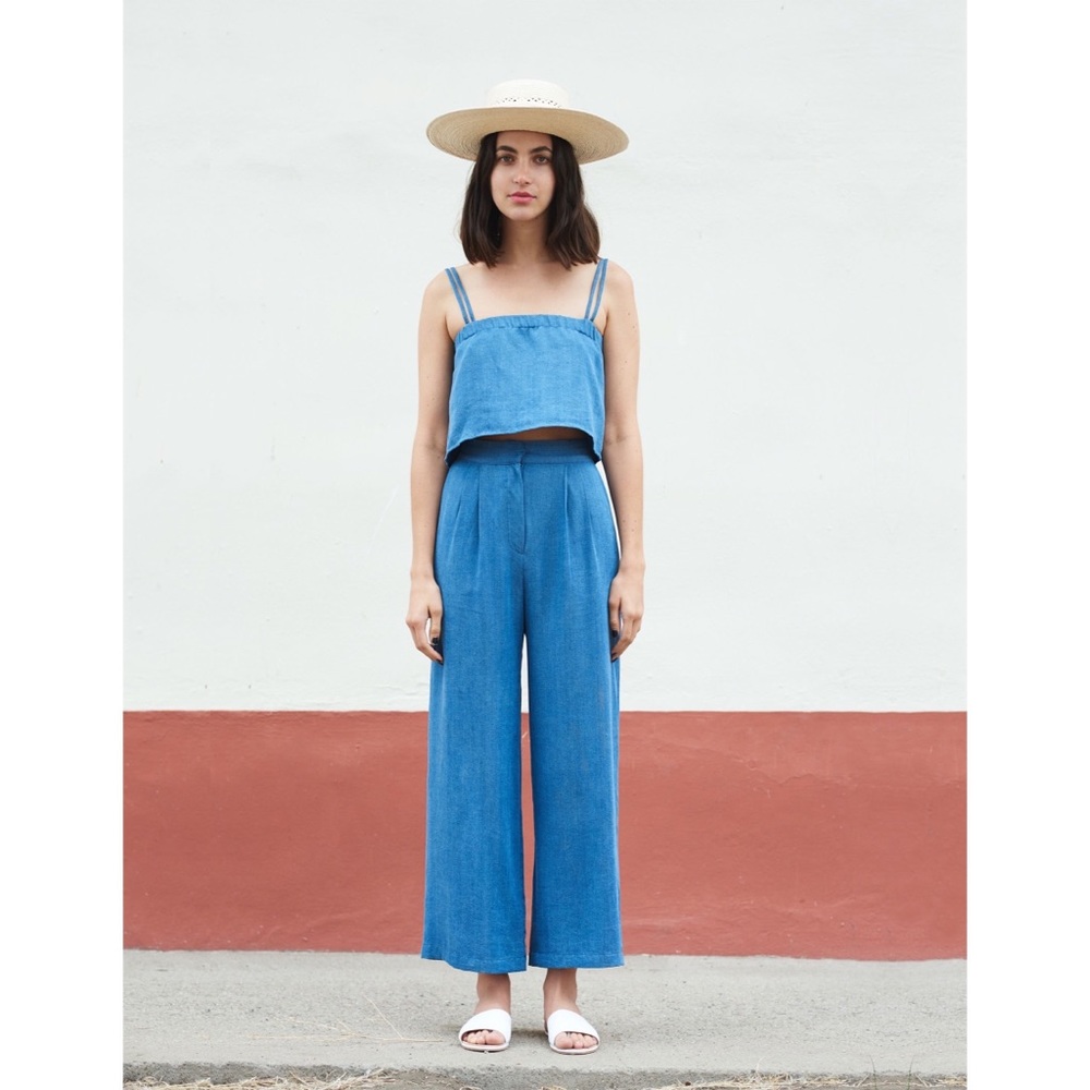 First Rite Denim Tencel Culotte, sz M